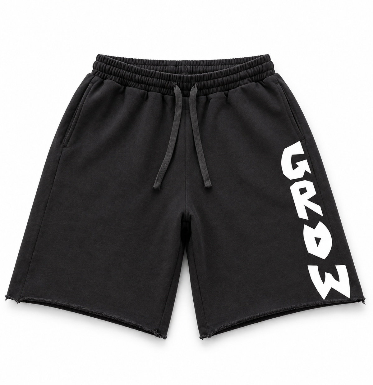 Black 3/4 Sweat Shorts