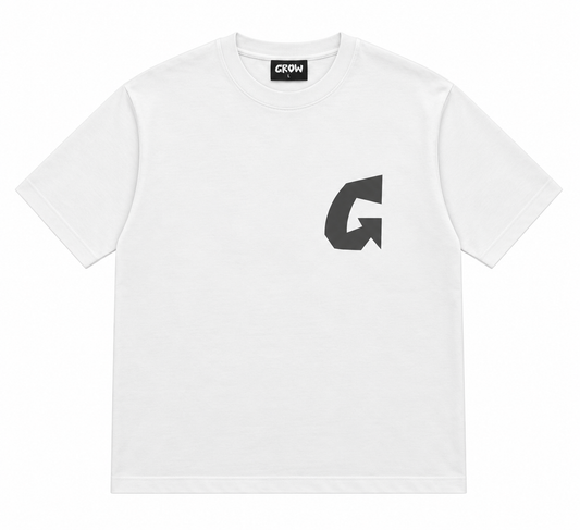 White GROW Tee