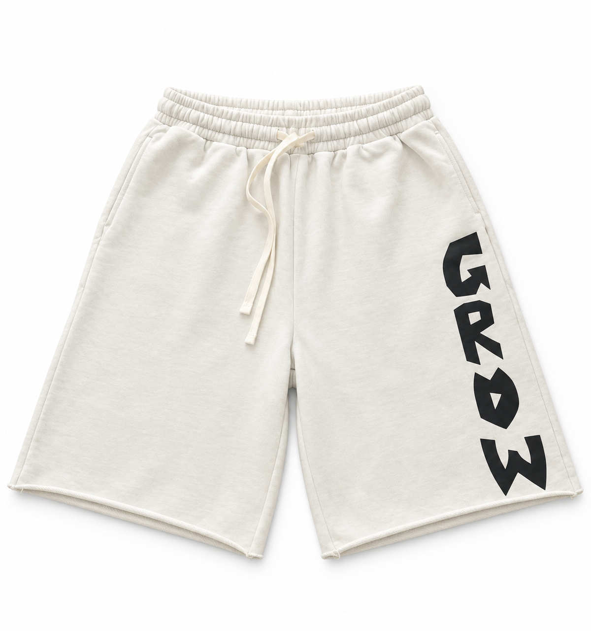Grey 3/4 Sweat Shorts